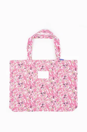 RASSVET WORKWEAR FLORAL TOTE PINK