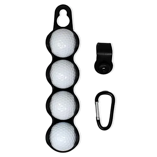 RE Goods Golf Ball Holder | Golf Ball Hanger for 4 Balls