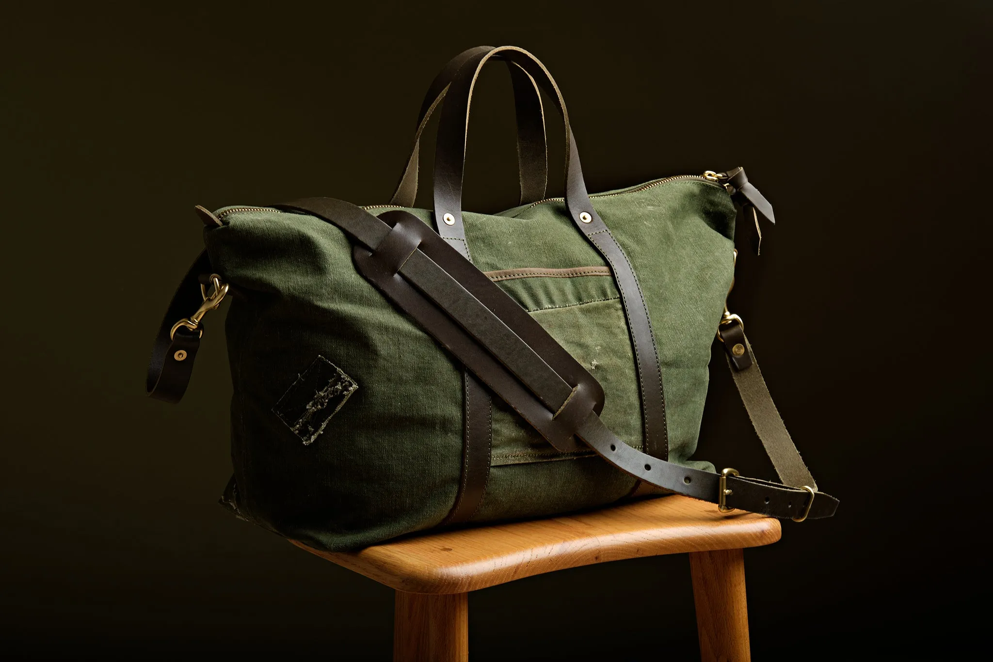 Repurposed Military Travel Bag