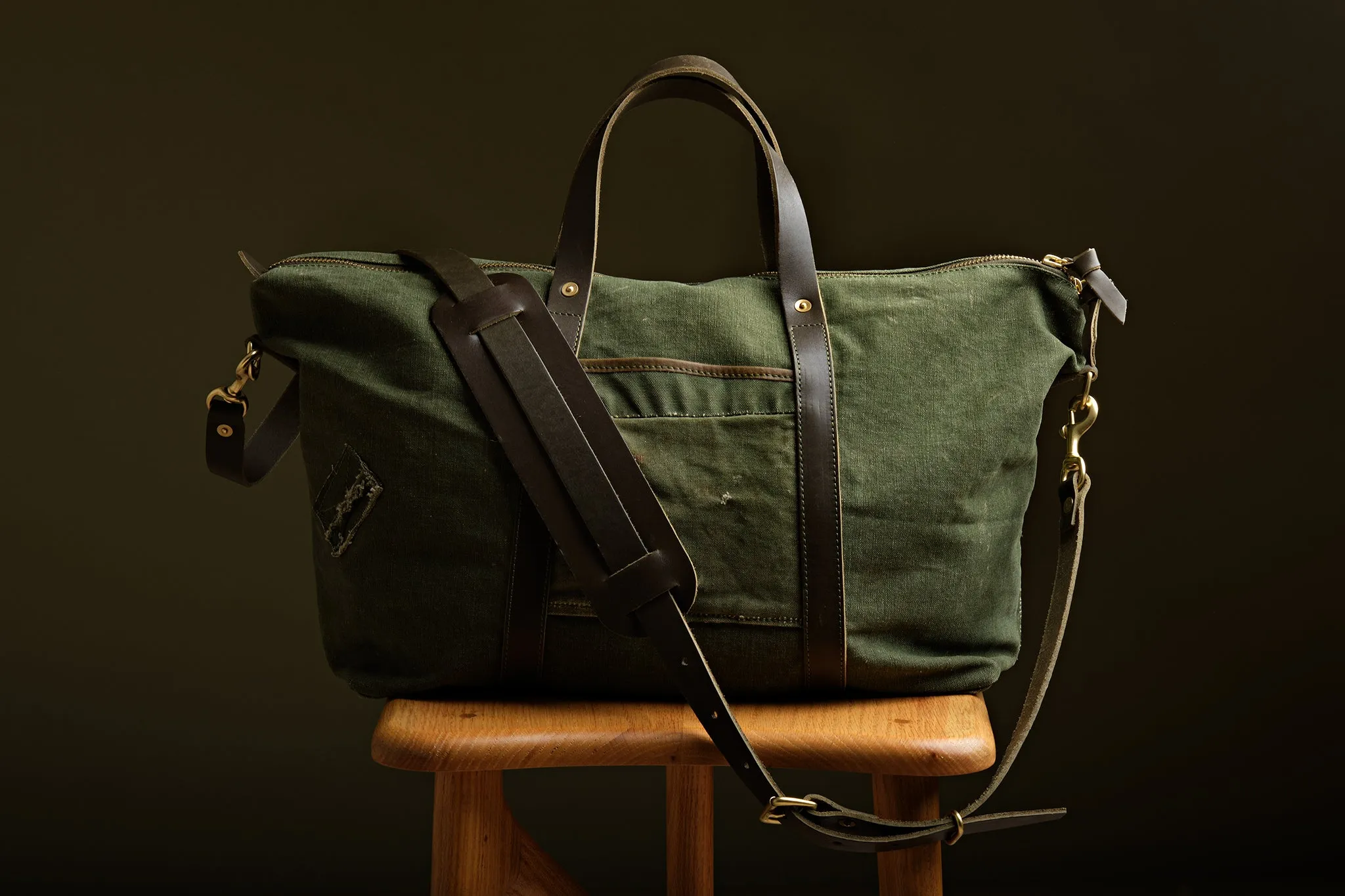 Repurposed Military Travel Bag