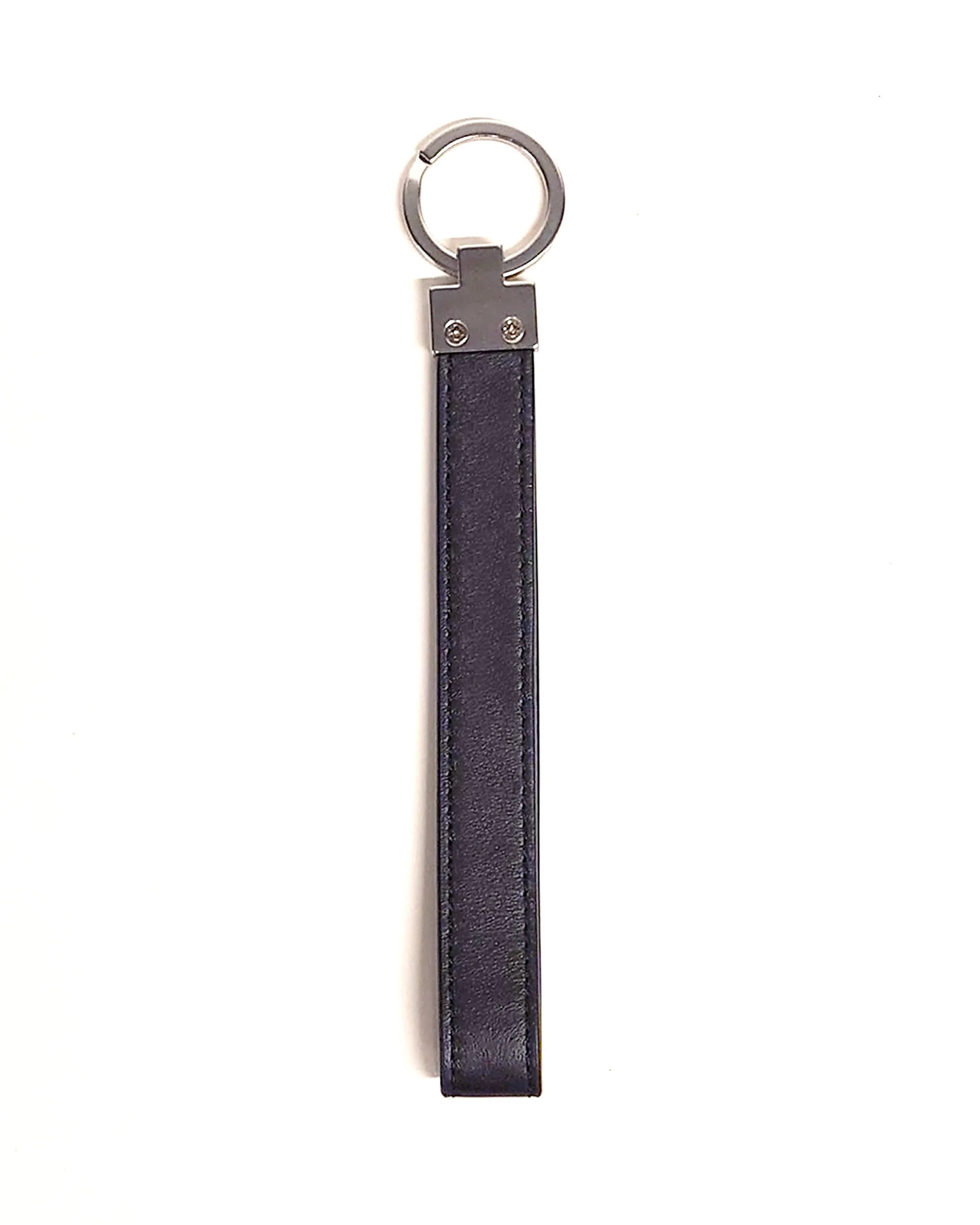 Rescued Leather Keychain