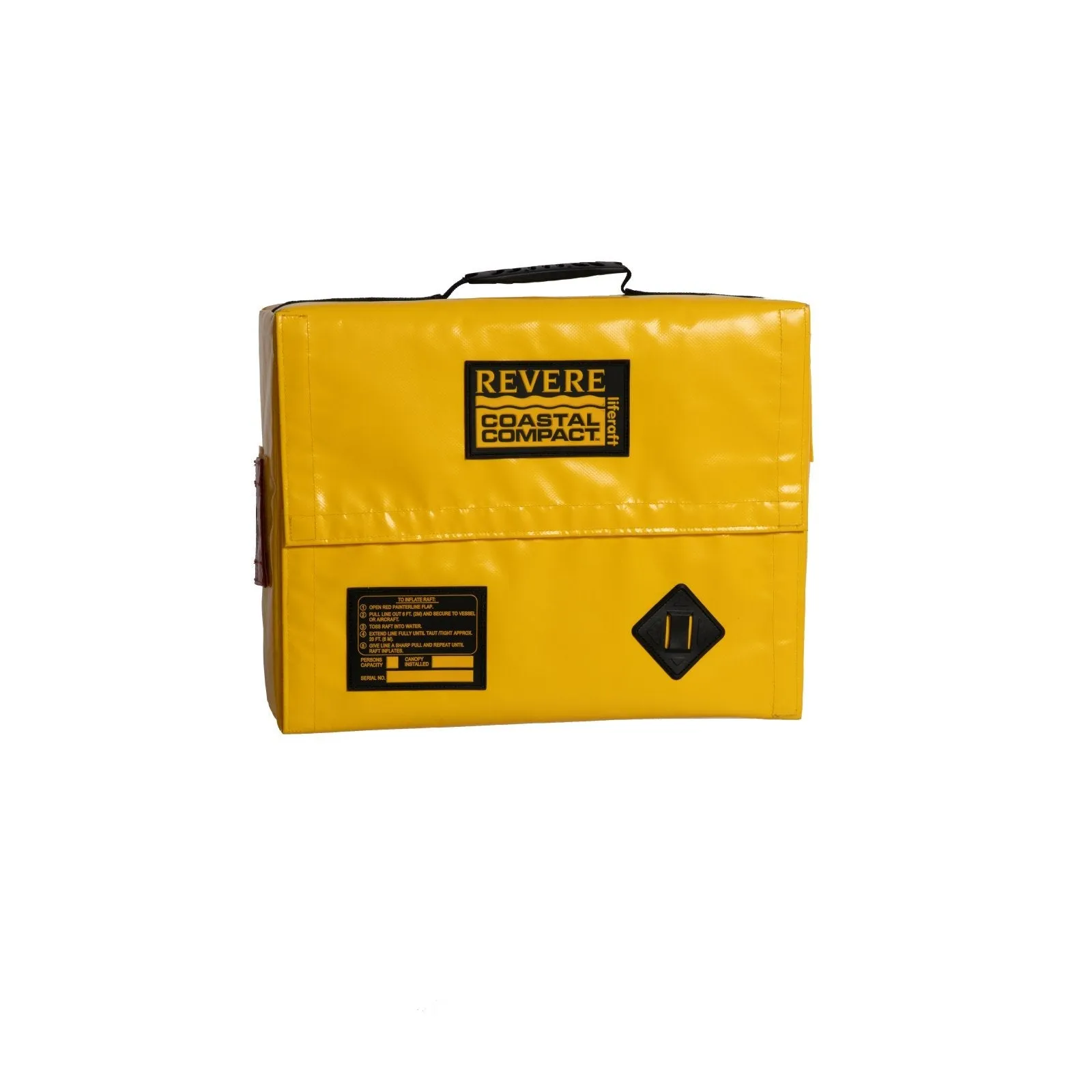 Revere Coastal Compact Life Raft, 2-6 Person, Valise Bag