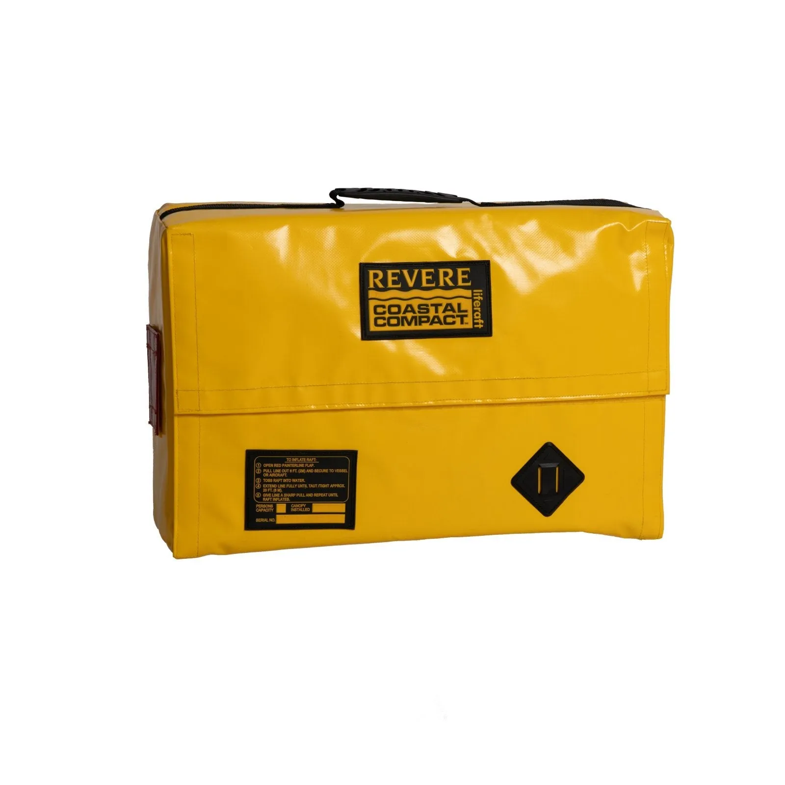 Revere Coastal Compact Life Raft, 2-6 Person, Valise Bag