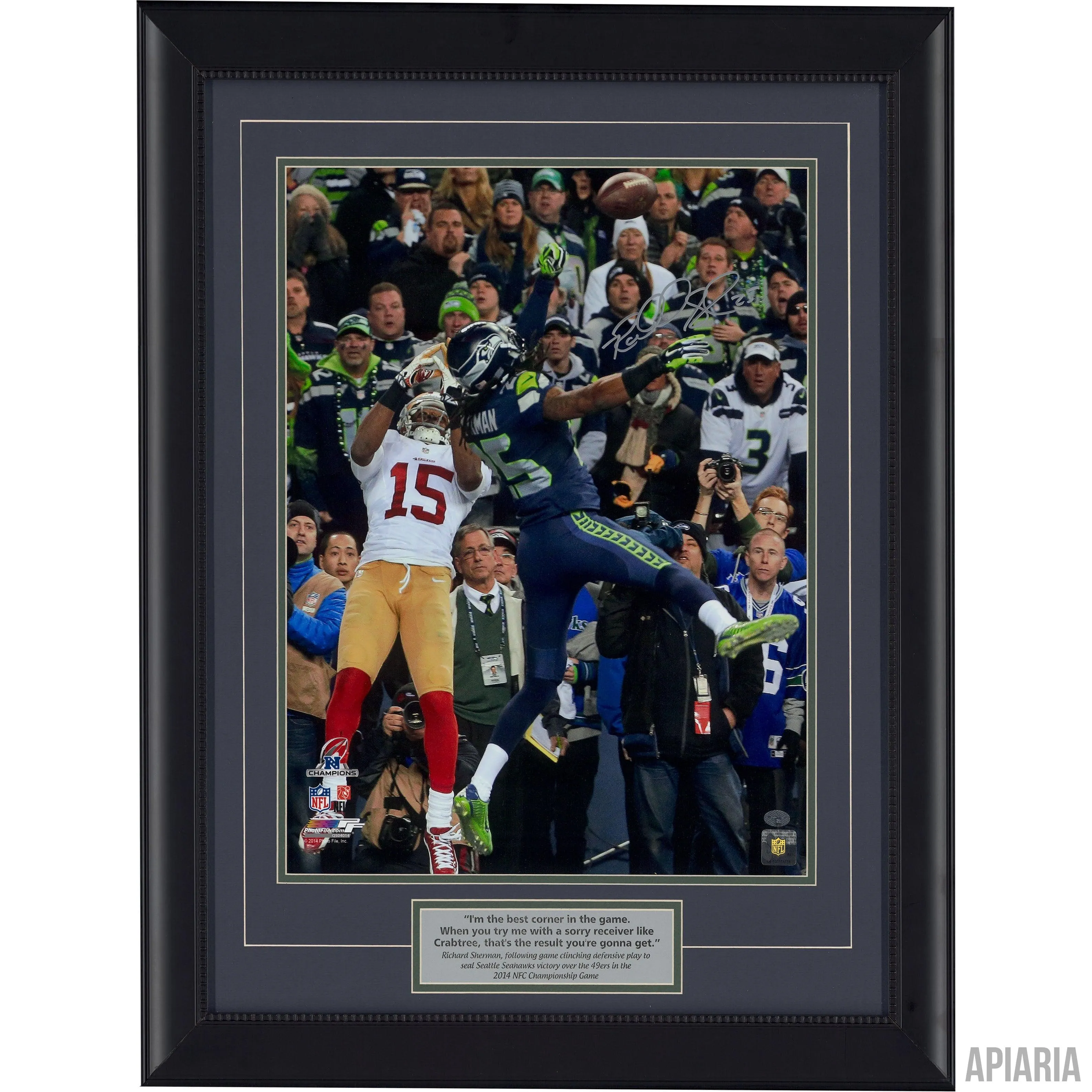 Richard Sherman "The Tip" Autographed Photo