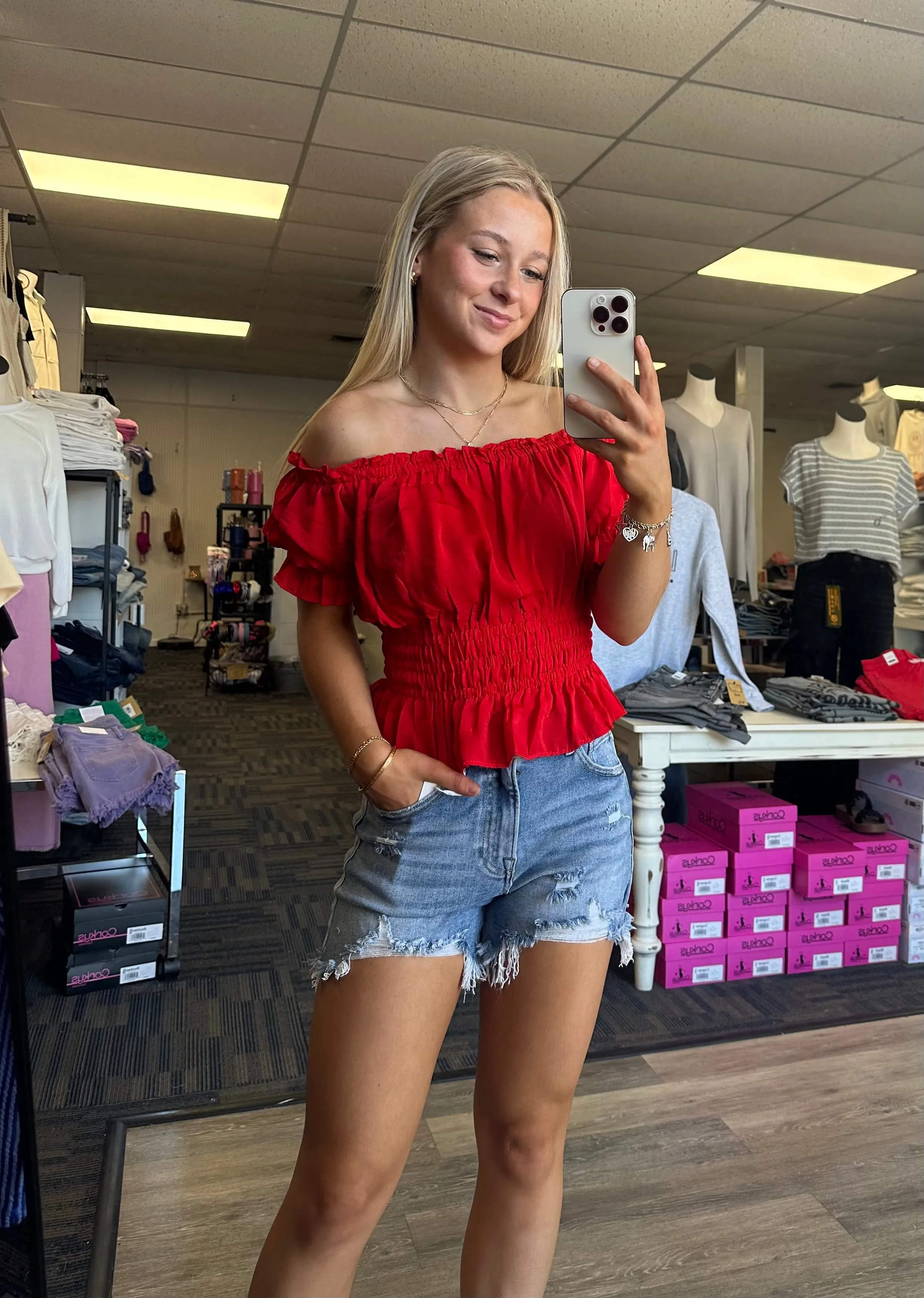 Right On Red Top