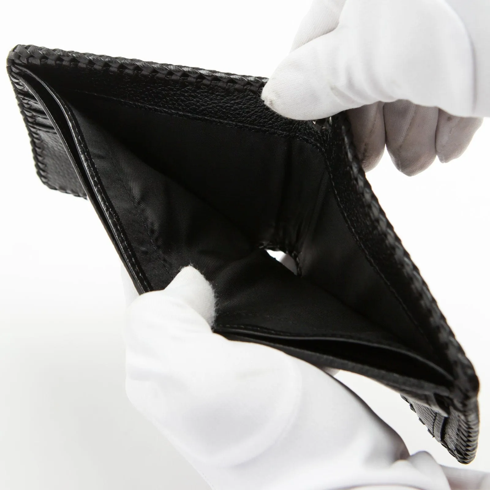 Row Red Cross Stingray Leather Biker Wallet