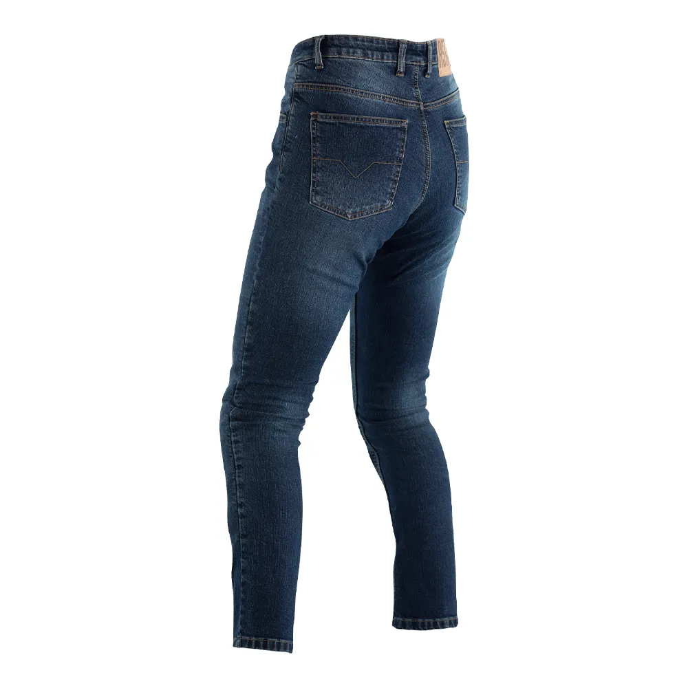 RST X KEVLAR LADIES TAPERED FIT TEXTILE SHORT LEG JEAN [BLUE]