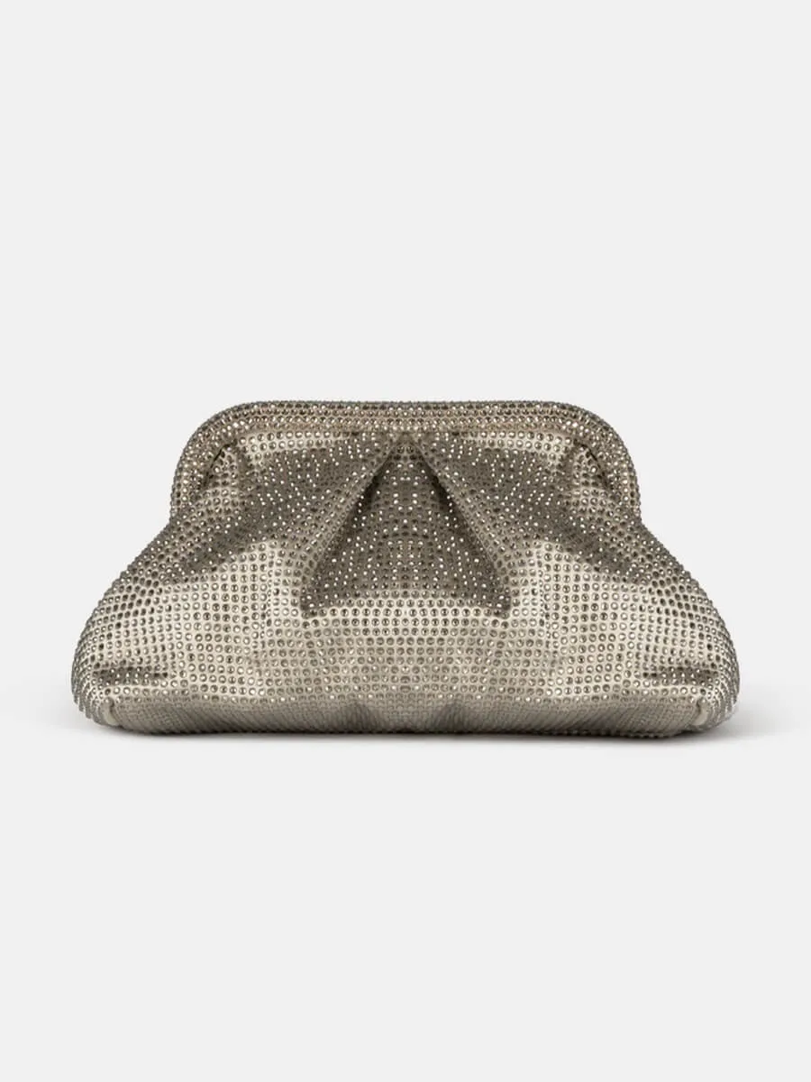 Ruby Crystal Bag - Taupe