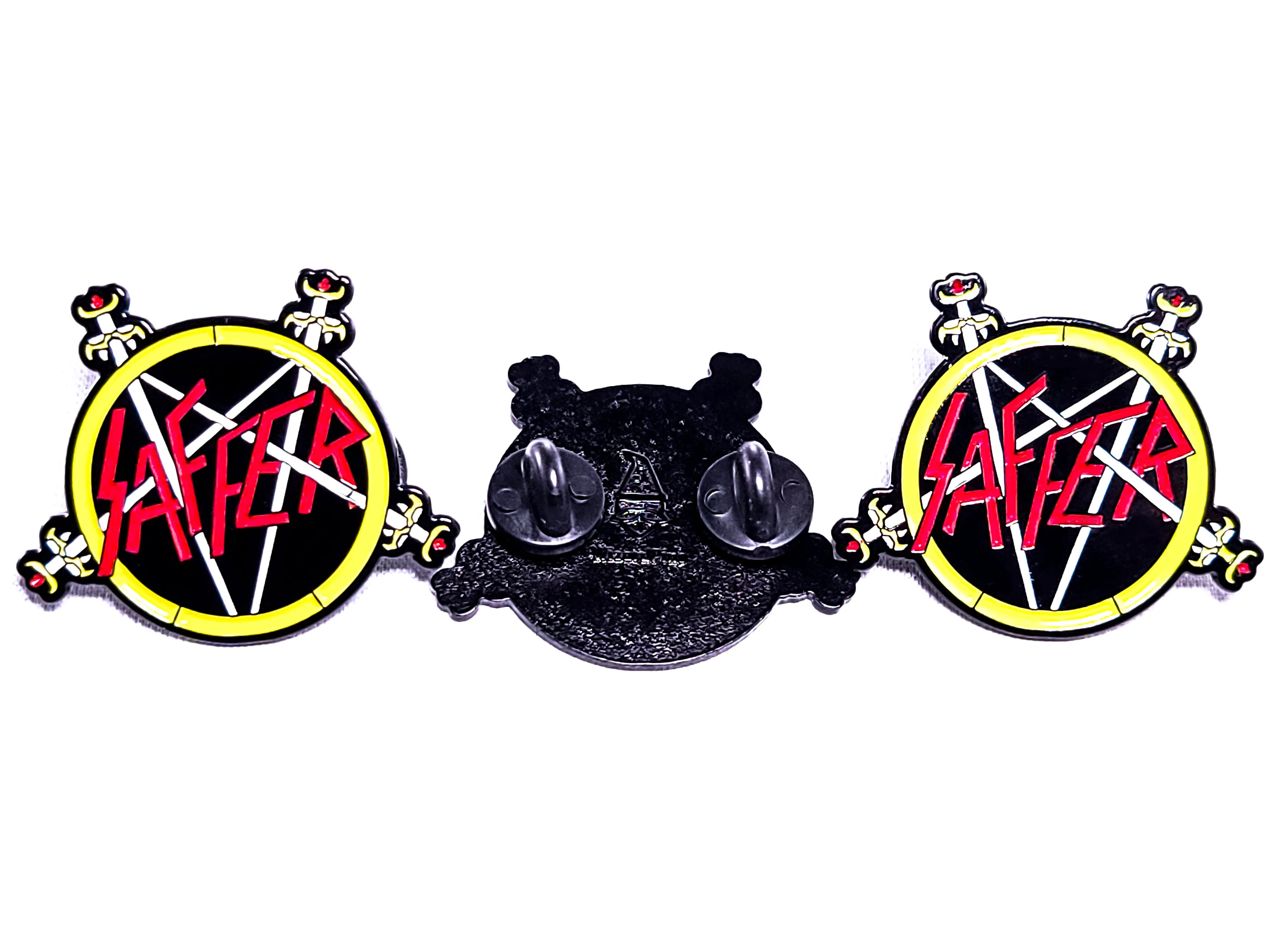 SAAAAAAFFFFFFEEEEEERRRRRRR!!! LE enamel metal pin
