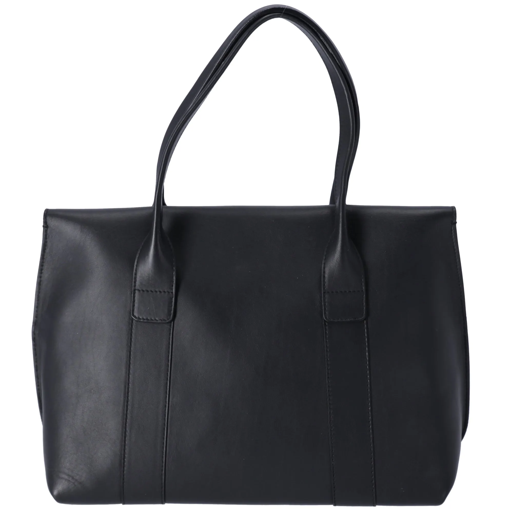 Salvatore Ferragamo Sukey Shoulder Tote  Black Leather   Pouch