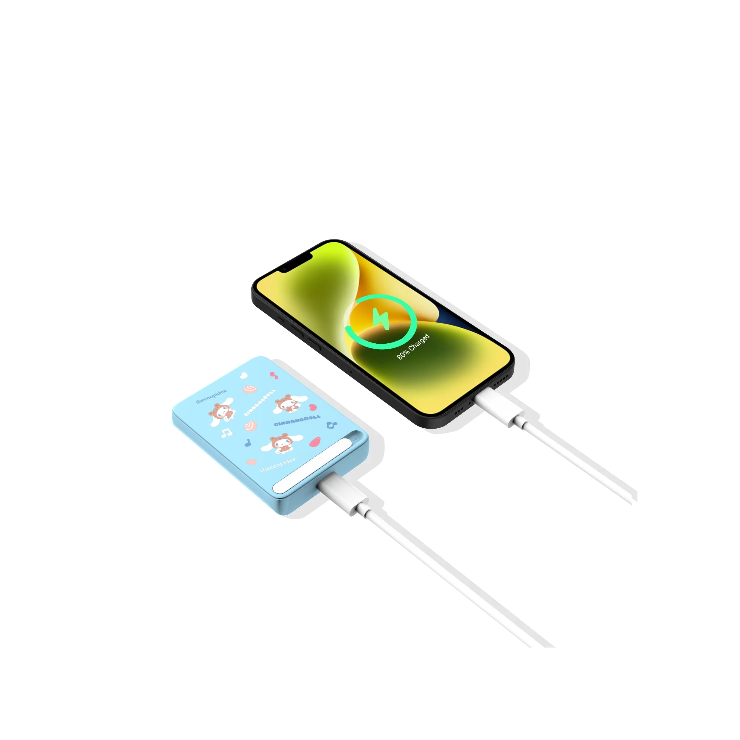 Sanrio STACK  Magnetic Wireless Powerbank - Cinnamoroll