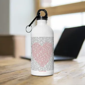 SAY THEIR NAMES IN LOVE© - Stainless Steel Water Bottle