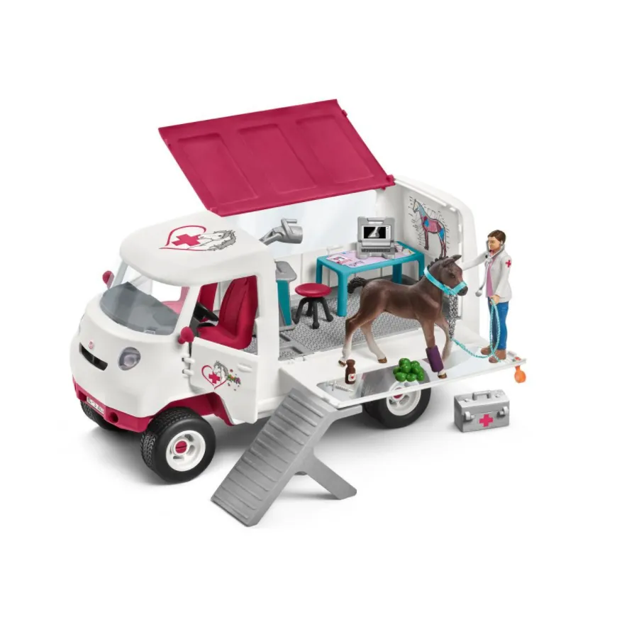 Schleich Horse Club: Mobile Vet with Hanoverian Foal