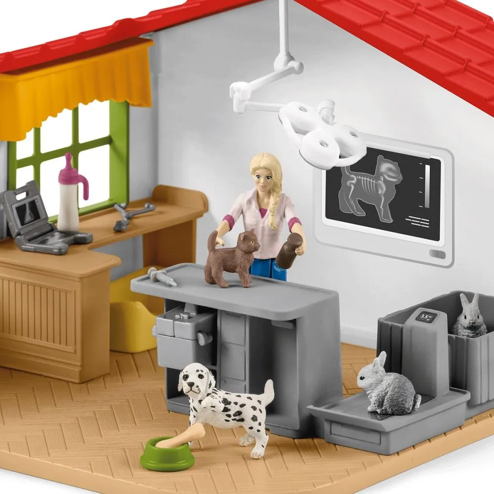 Schleich Veterinarian Practice with Pets