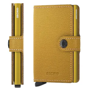 Secrid Crisple Mini Wallet | Ochre