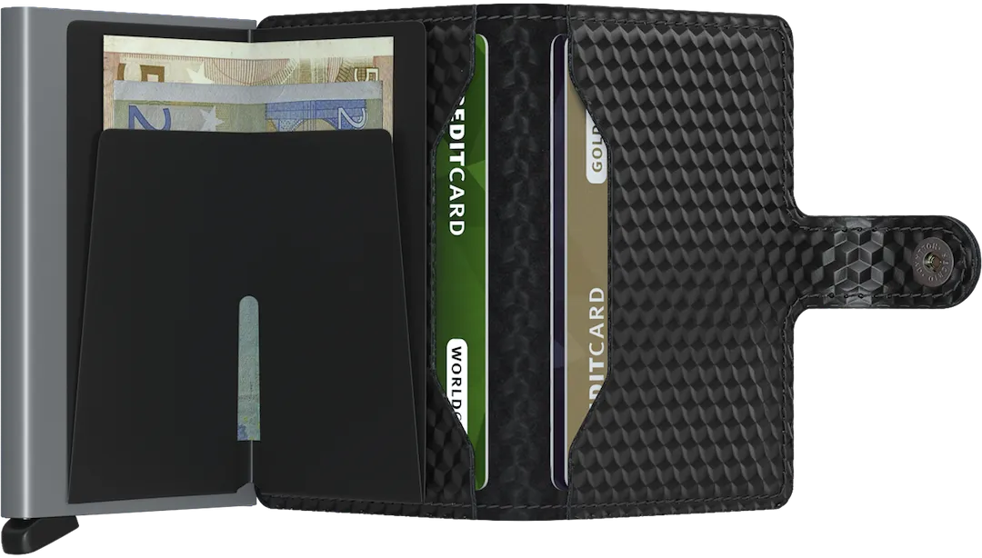 Secrid Mini Wallet - Cubic Black / Titanium