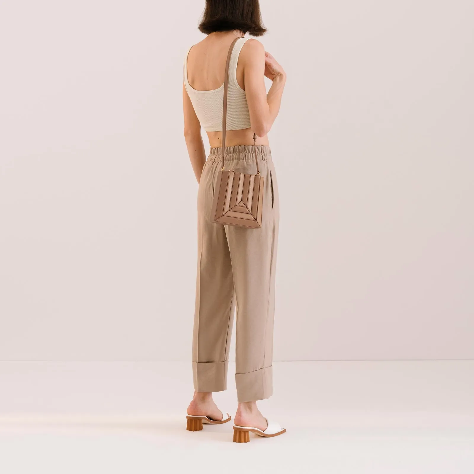 Sera Tall Tote Mini - Latte