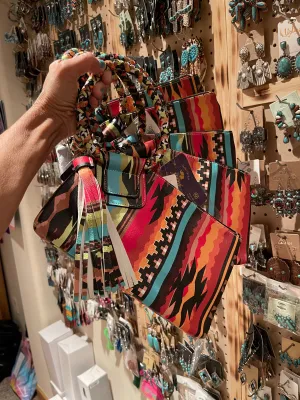 Serape bangle clutch