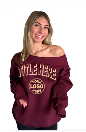 Shadow Off Shoulder Sweatshirt