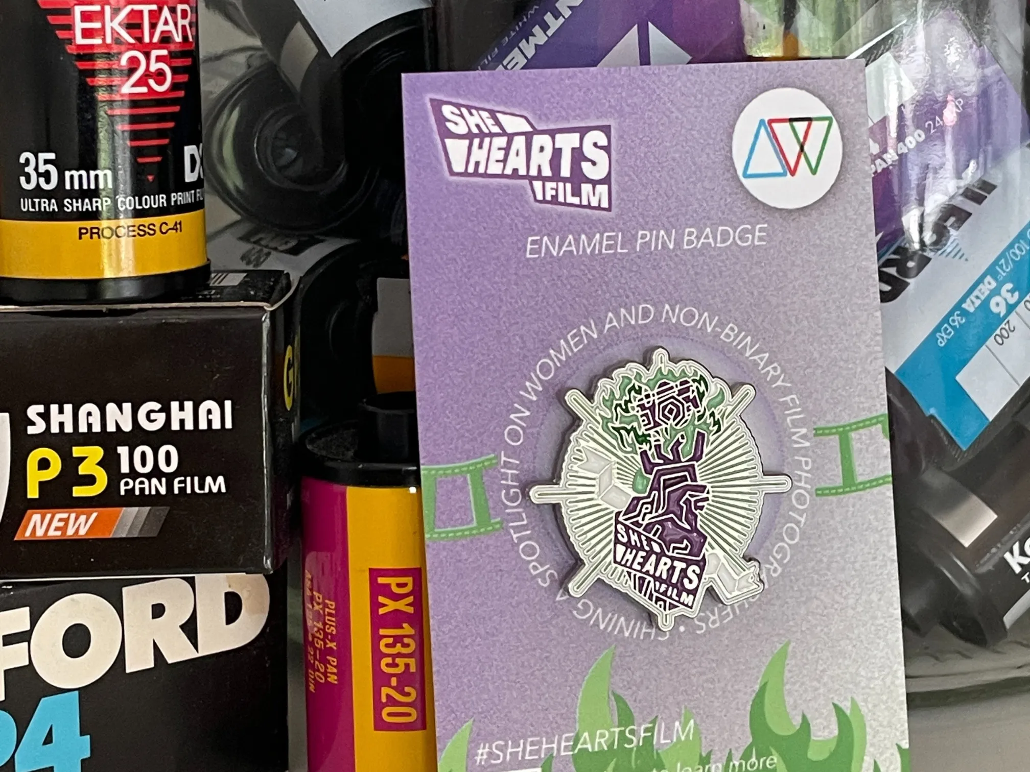 #SheHeartsFilm - Enamel Pin Badge - CLEARANCE