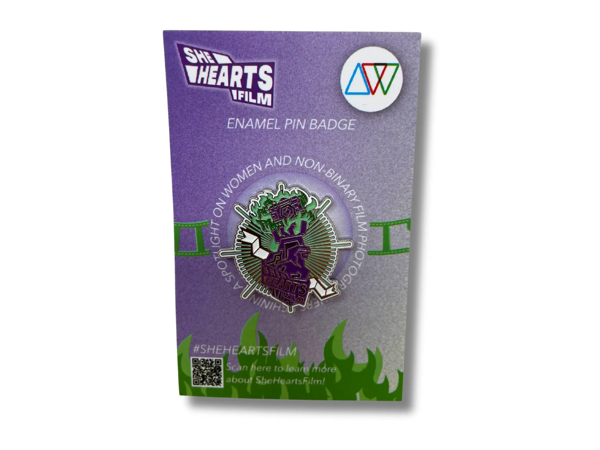 #SheHeartsFilm - Enamel Pin Badge - CLEARANCE