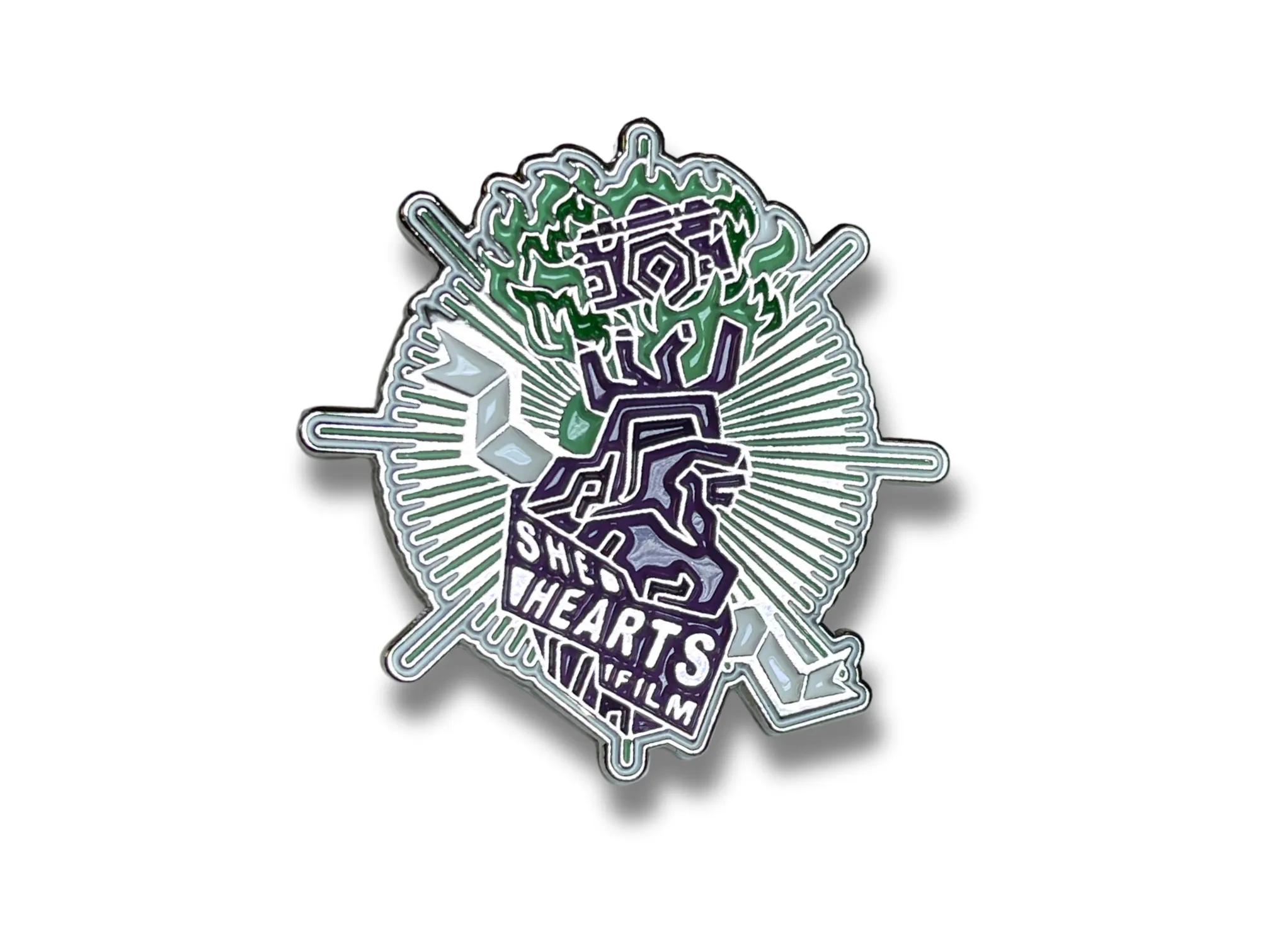 #SheHeartsFilm - Enamel Pin Badge - CLEARANCE