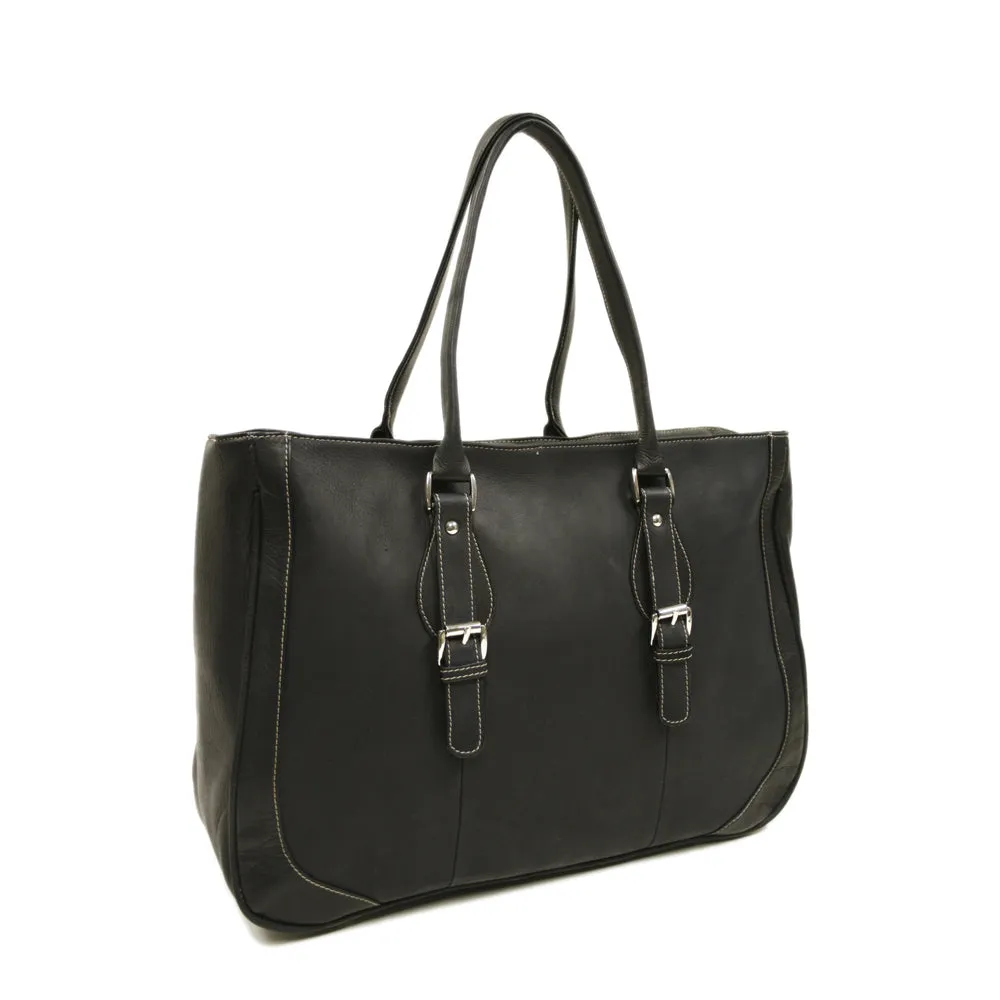 SHOULDER BUCKLE TOTE