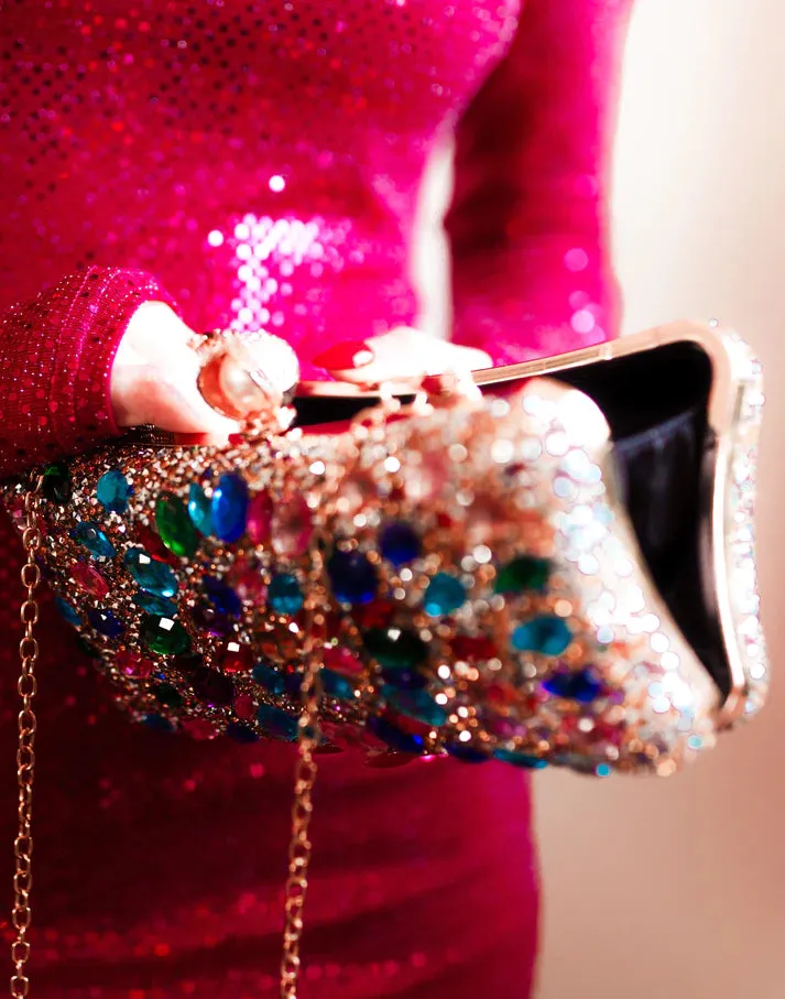 Showstopper Bejewled Clutch