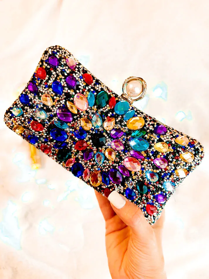 Showstopper Bejewled Clutch