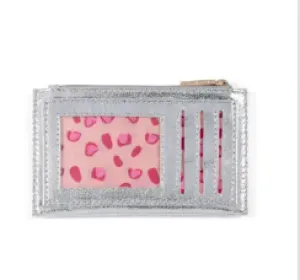 Silver Metallic Card Holder