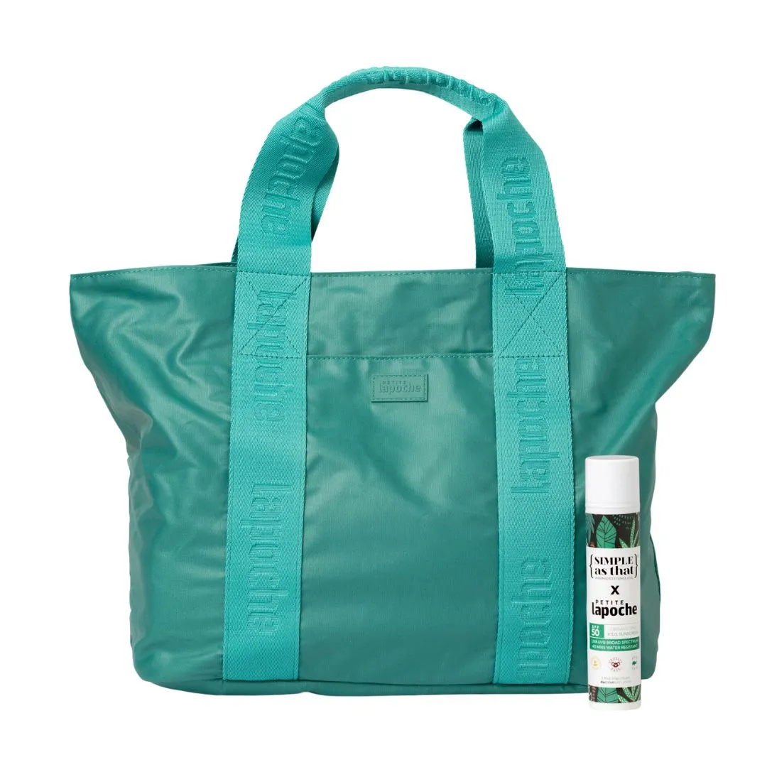 Simple as That x Petite Lapoche Tote Bundle - spruce