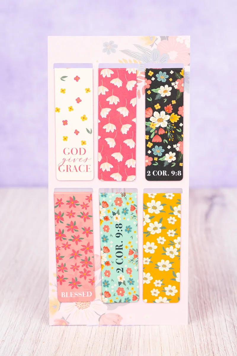 Simply Blessed 6 Piece Magnetic Page Marker Set