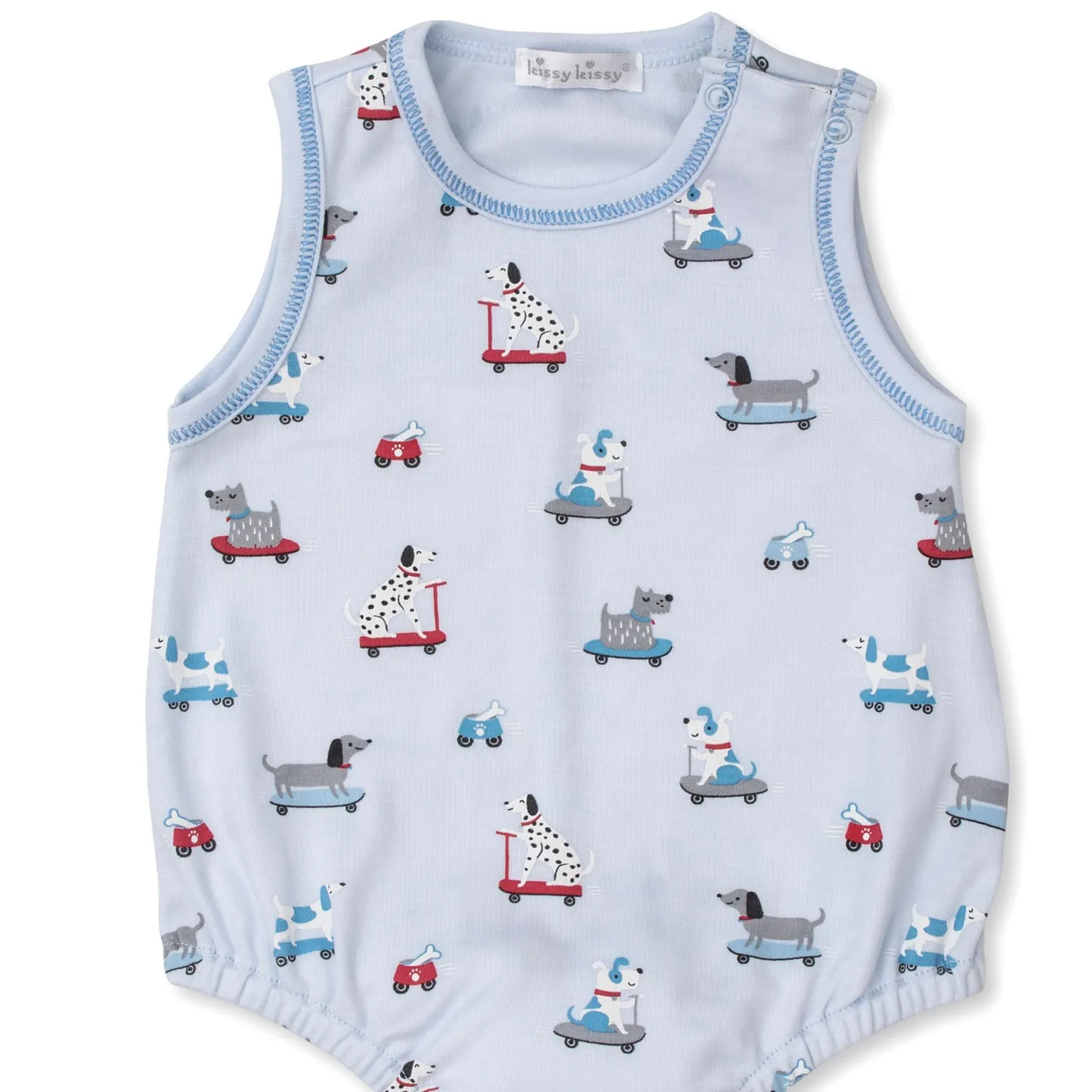 Skateboarding Pups Print Bubble