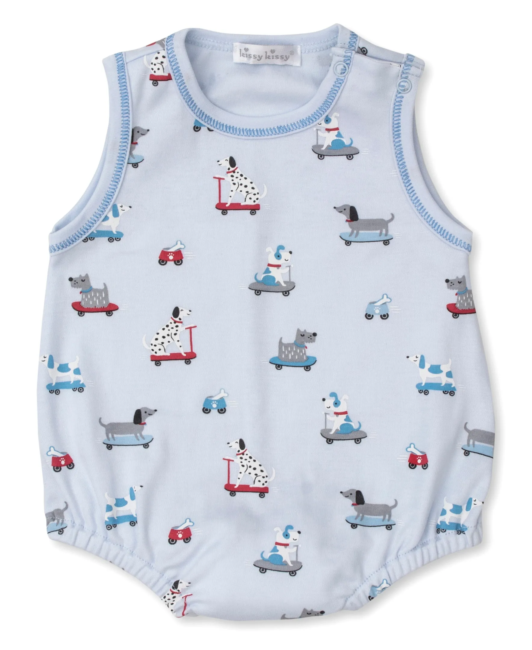 Skateboarding Pups Print Bubble