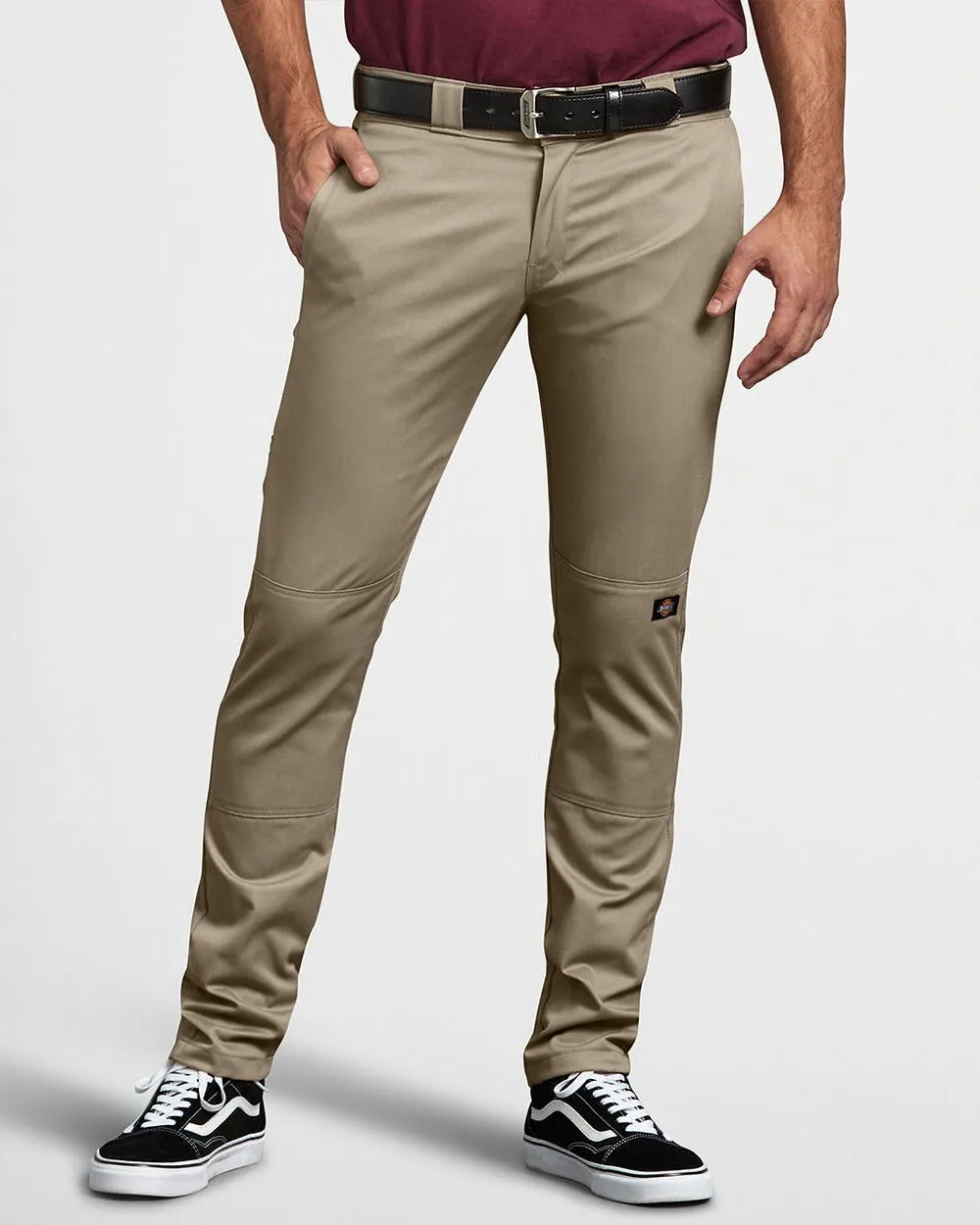 SKINNY DOUBLE KNEE WORK PANT