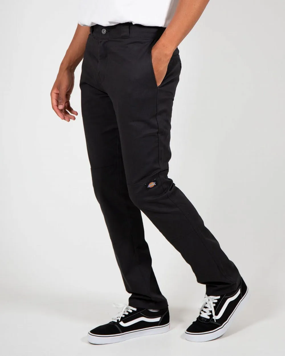 SKINNY DOUBLE KNEE WORK PANT