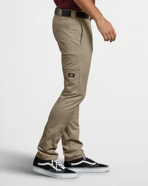 SKINNY DOUBLE KNEE WORK PANT