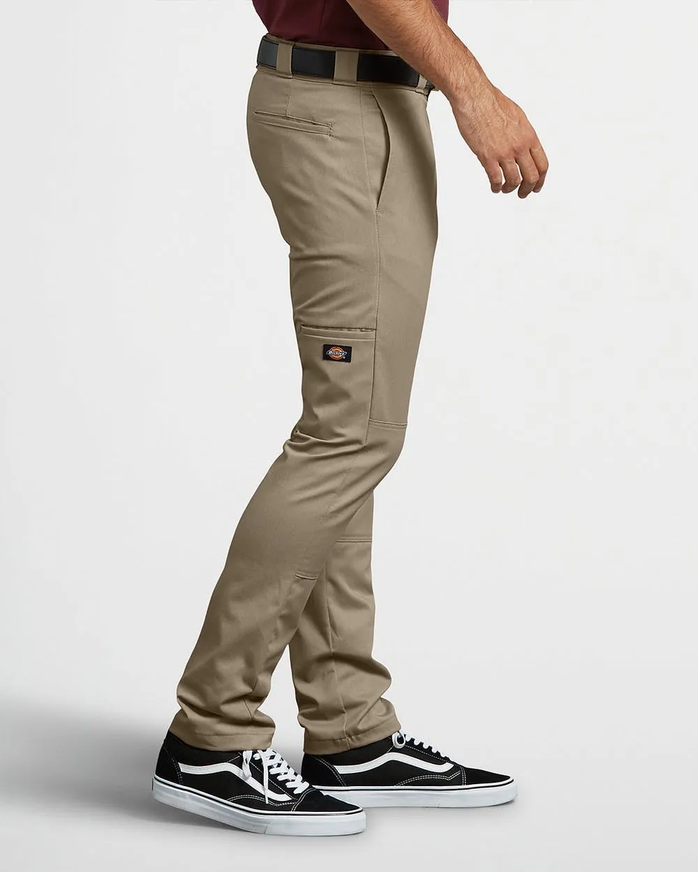 SKINNY DOUBLE KNEE WORK PANT