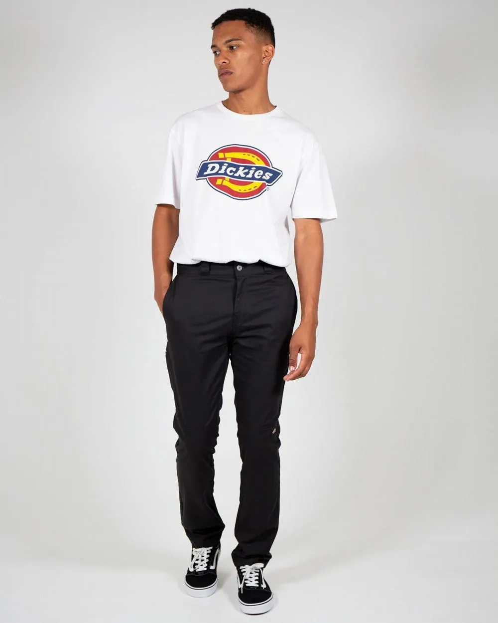 SKINNY DOUBLE KNEE WORK PANT
