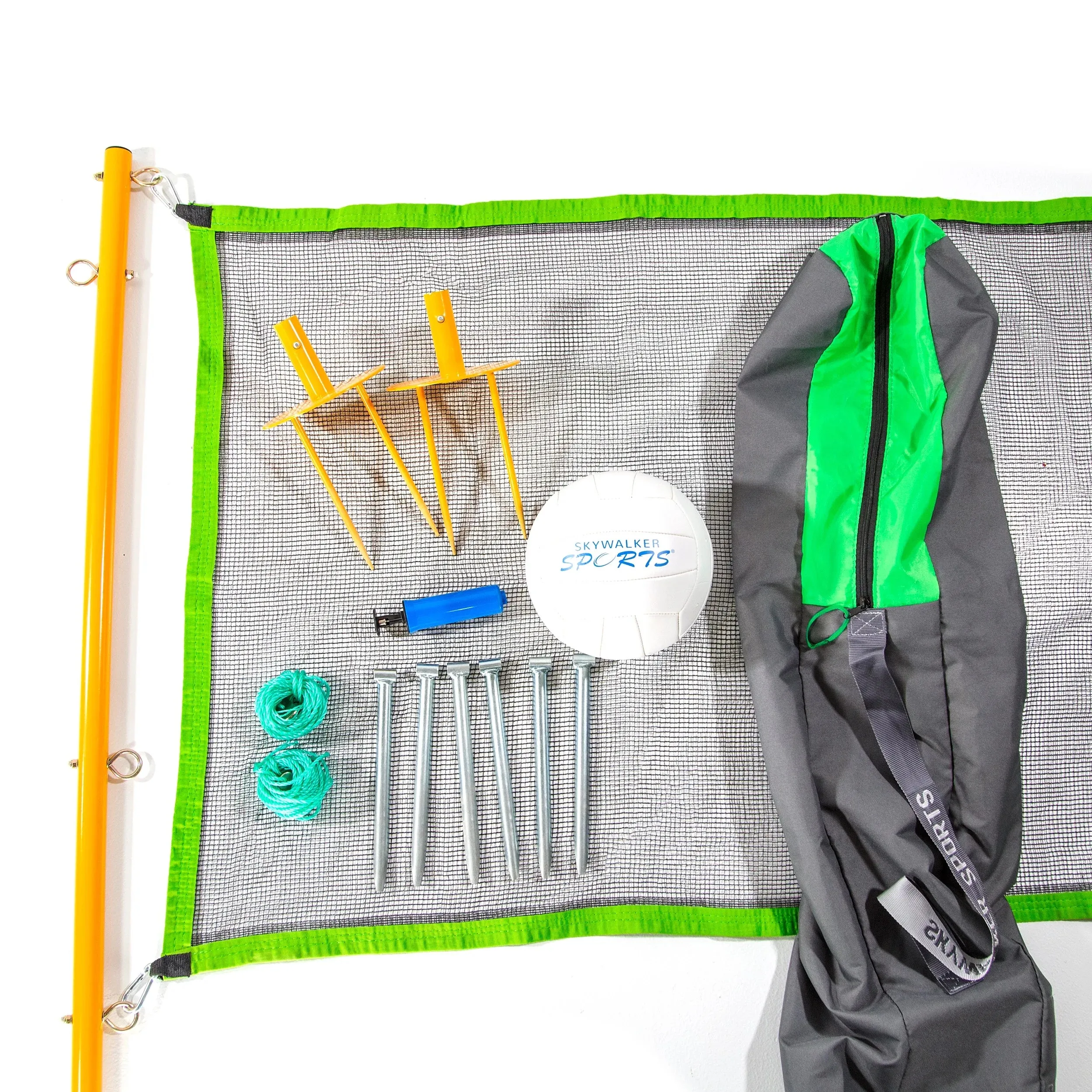 Skywalker Sports Volleyball Kit Including Carry Bag, Volleyball and Staked Poles