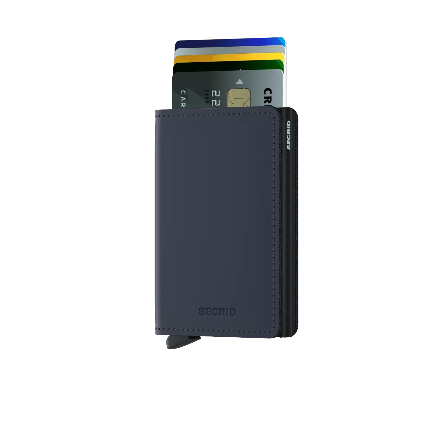 Slimwallet Matte NightBlue RFID Secure