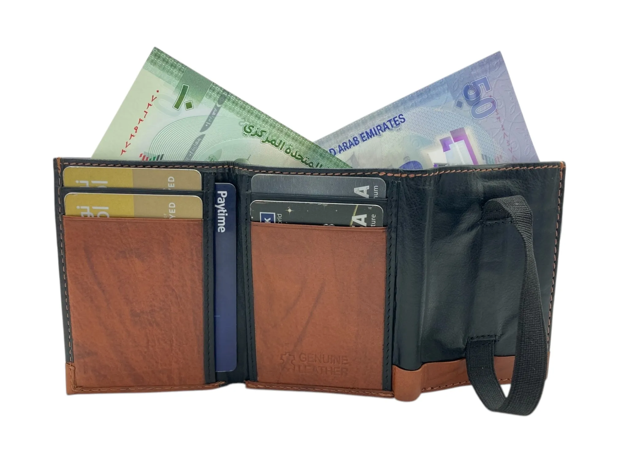 Small Trifold Wallet Compact Size 14 Card Space # 4202Z