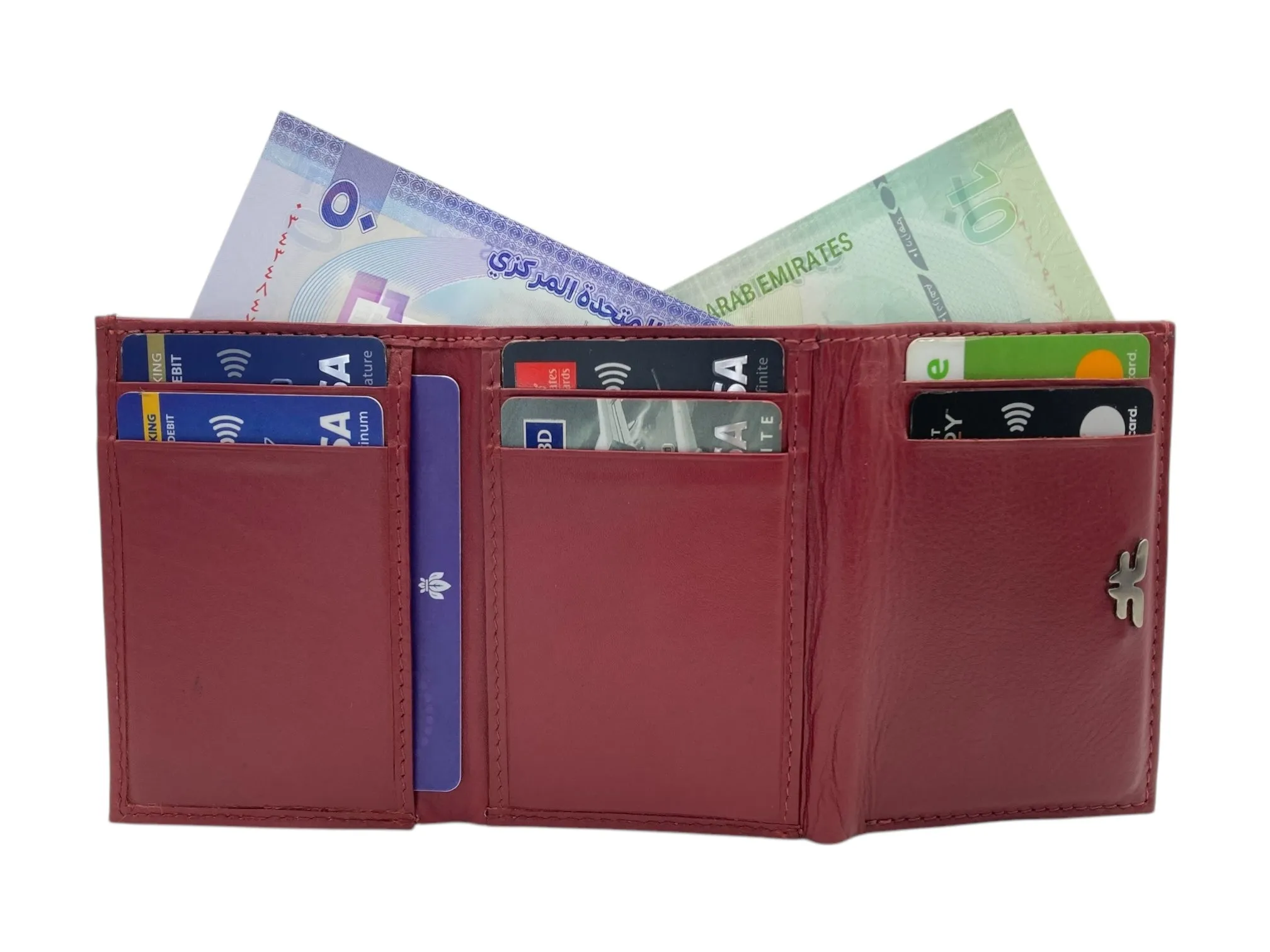 Small Trifold Wallet Compact Size 14 Card Space # 4202Z