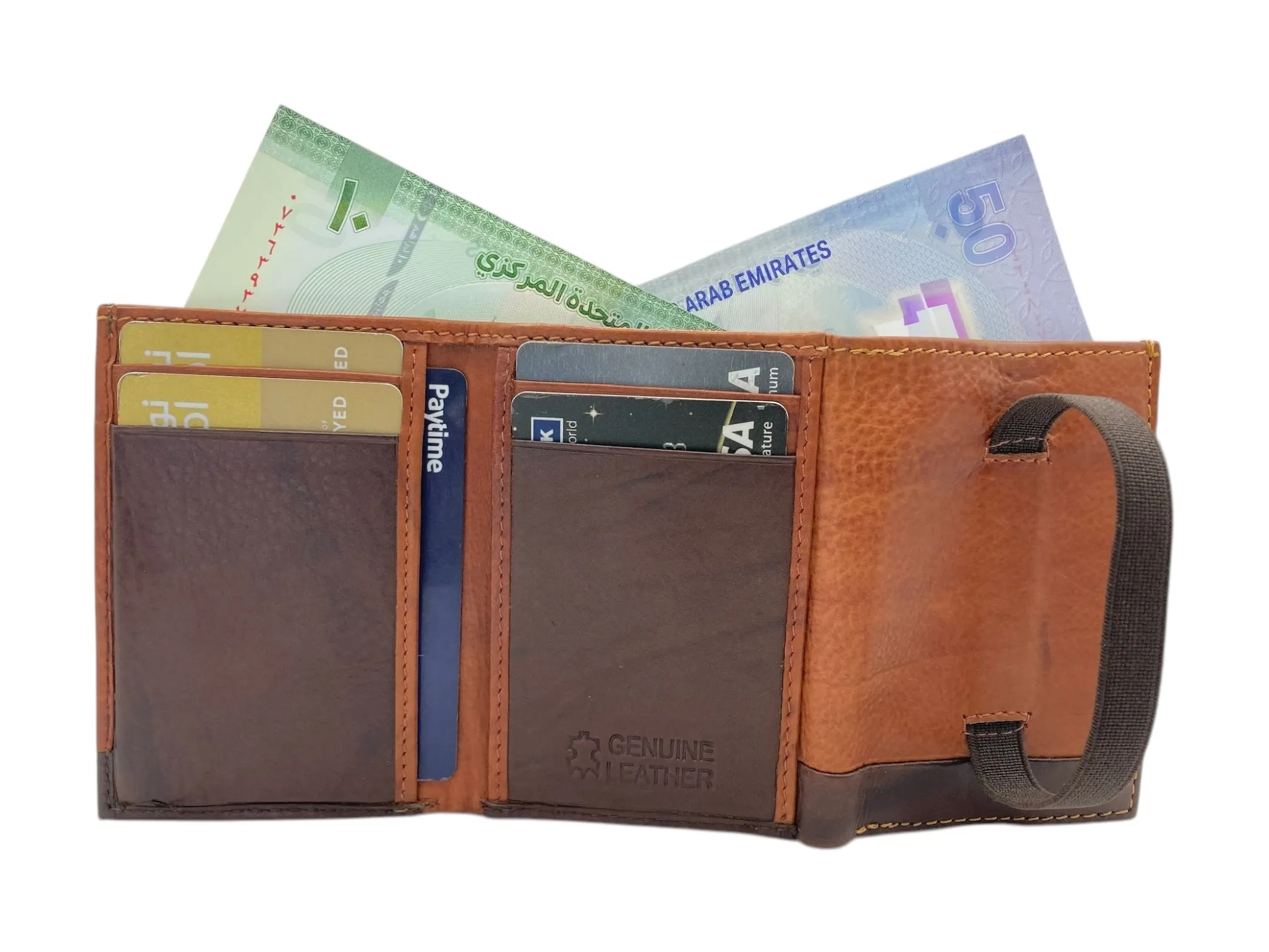 Small Trifold Wallet Compact Size 14 Card Space # 4202Z