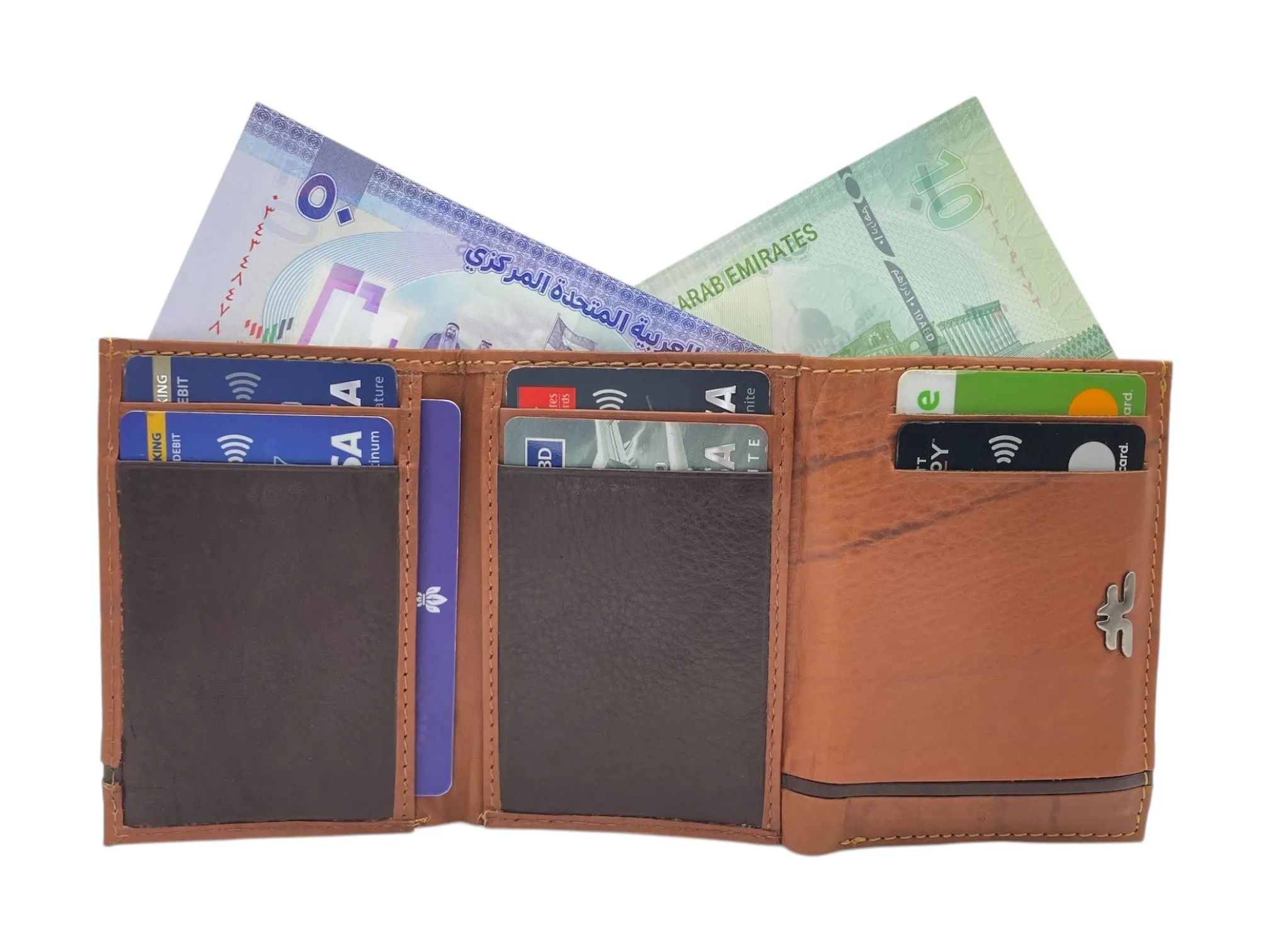 Small Trifold Wallet Compact Size 14 Card Space # 4202Z