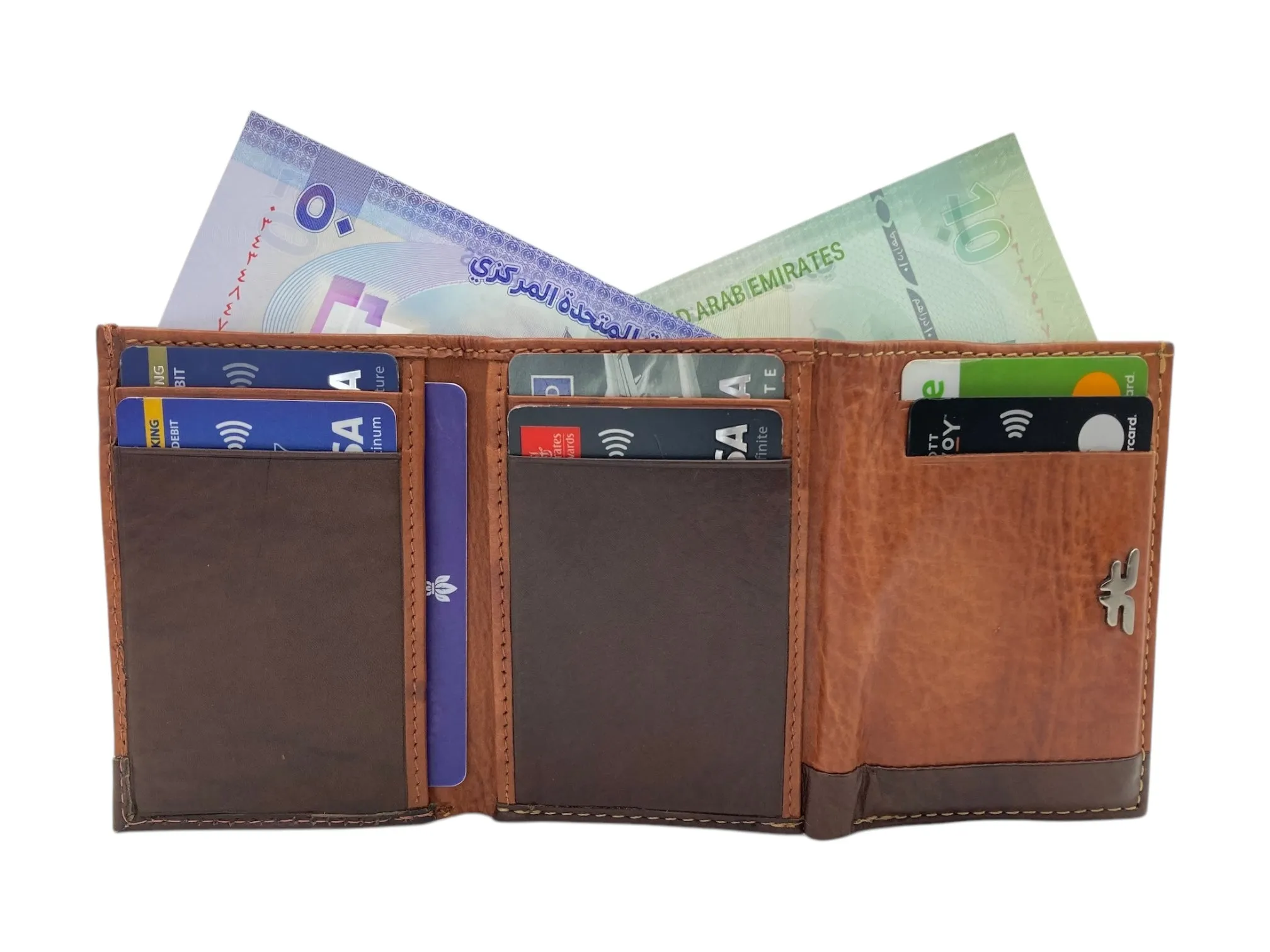 Small Trifold Wallet Compact Size 14 Card Space # 4202Z