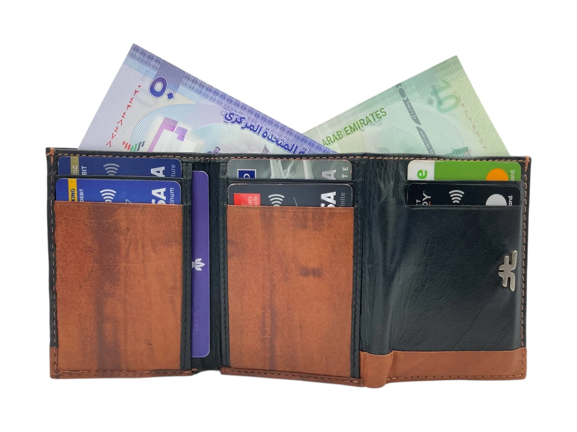 Small Trifold Wallet Compact Size 14 Card Space # 4202Z