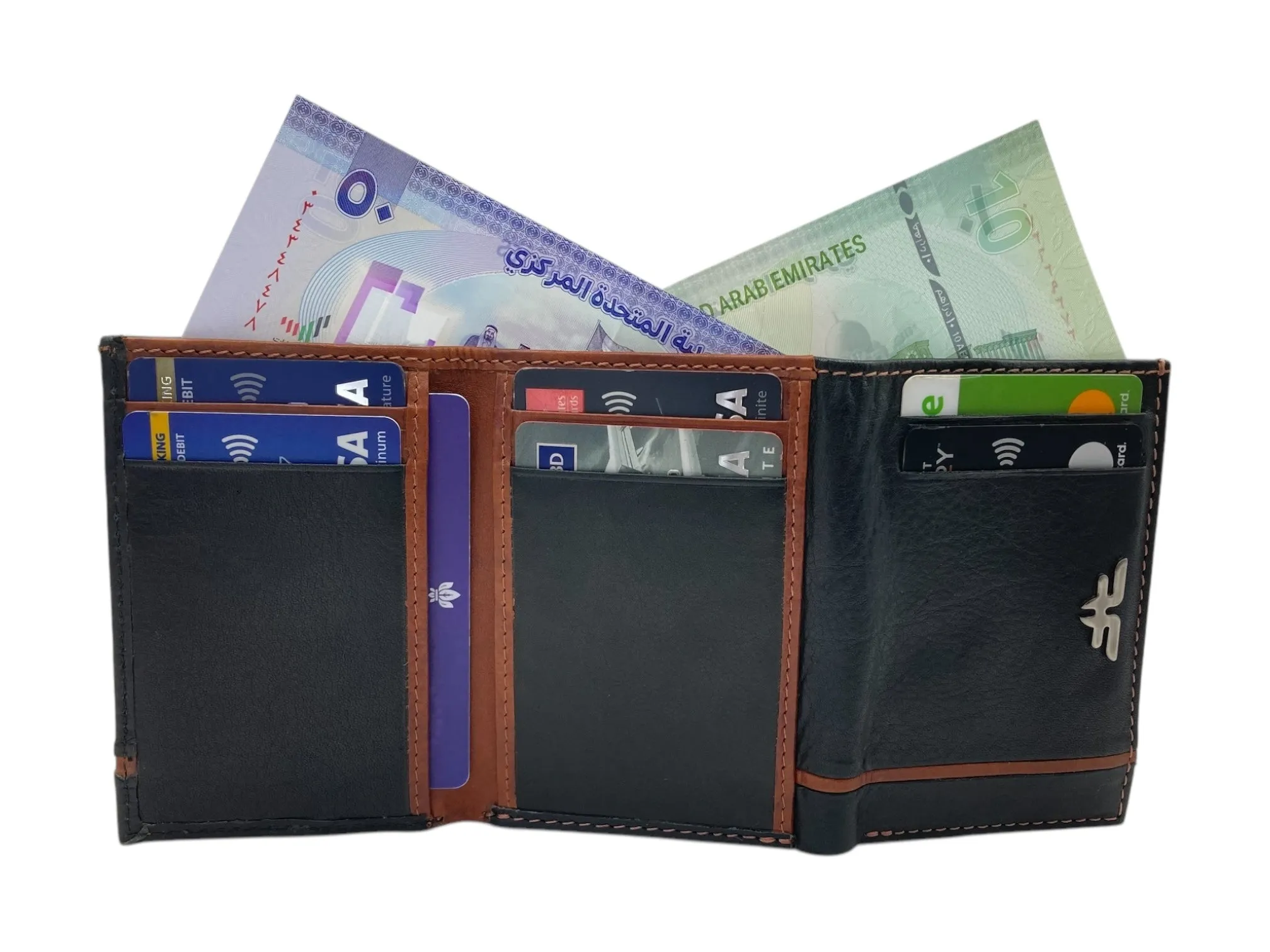 Small Trifold Wallet Compact Size 14 Card Space # 4202Z