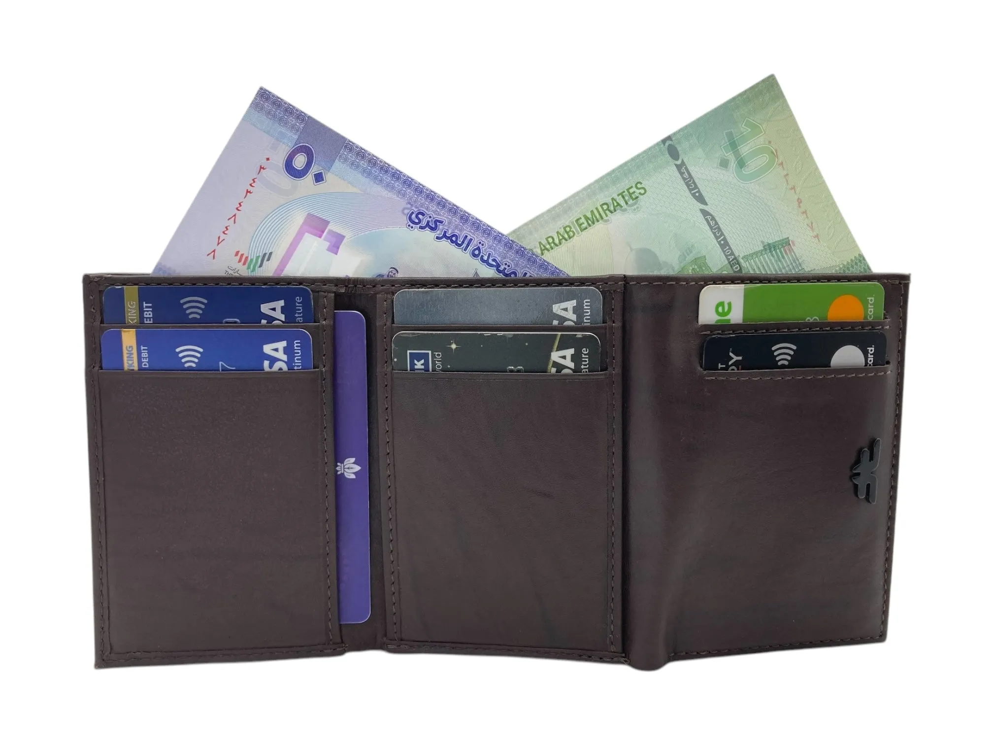 Small Trifold Wallet Compact Size 14 Card Space # 4202Z
