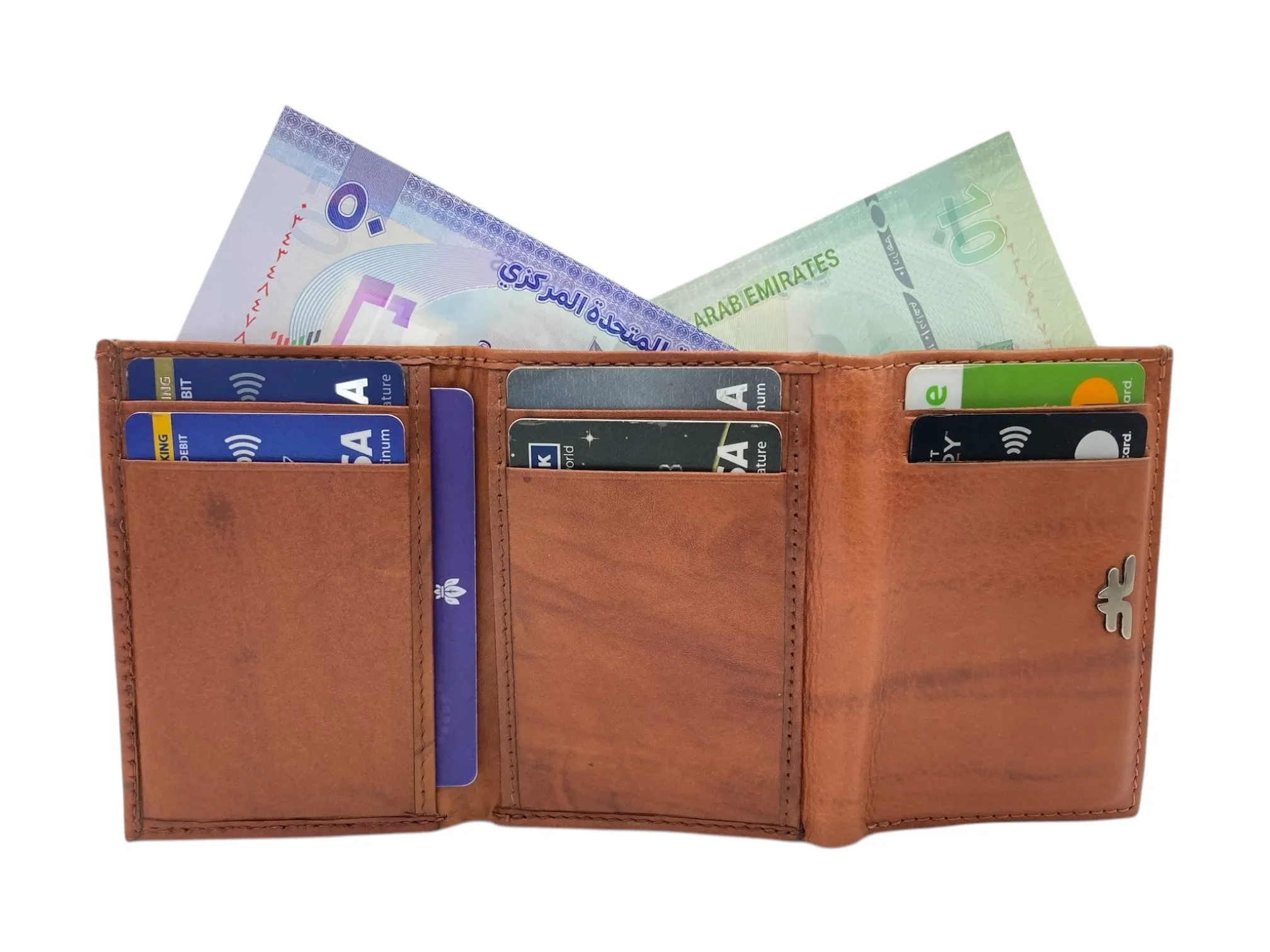 Small Trifold Wallet Compact Size 14 Card Space # 4202Z